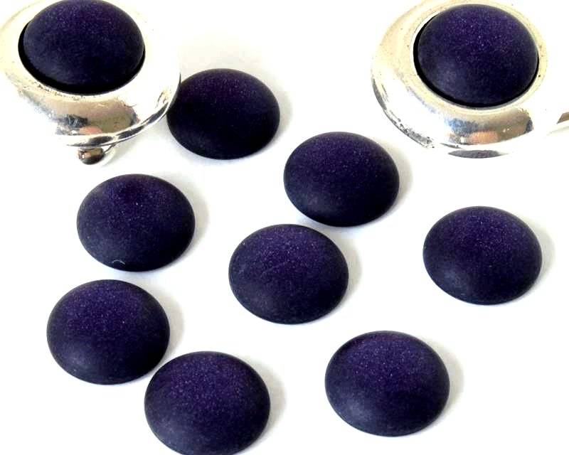 Resin. Cachobon. 12mm. Violet. Matt. Best Quality.
