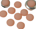 Resin. Cabochon. 12mm. Matt Salmon. Best Quality.