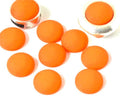 Resin. Cabochon. 12mm. Matt orange. Best Quality.