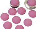 Resin. Cabochon. 12mm. Matt light pink. Best Quality.