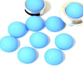 Resin. Cabochon. 12mm. Matt light blue. Best Quality.