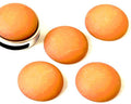 Resin. Cabochon. 16mm. Matt light brown. Best Quality.