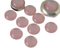 Resin. Cabochon. 12mm. Light pink. Best Quality.
