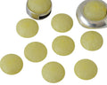 Resin. Cabochon. 12mm. Matt lemon. Best Quality.