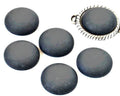 Resin. Cabochon. 20mm. Glittering matt white. Best Quality.