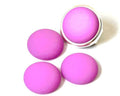 Resin. Cabochon. 20mm. Matt lilac. Best Quality.