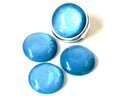 Resin. Cabochon. 20mm. Pearl turquoise. Best Quality.