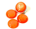 Resin. Cabochon. 20mm. Pearl light orange. Best Quality.