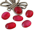 Resin. Cabochon. Oval. 24x18mm. Pink. Best Quality.