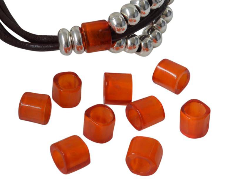 Resin. Tube. 7x9mm. Orange. Inn.5.2mm. Best Quality.