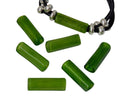 Resin. Tube. 25x9mm. Apple green. Inn.5mm. Best Quality.