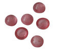 Resin. Cabochon. Coin. 7,2mm. Light pink. Best Quality.