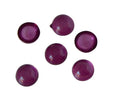 Resin. Cabochon. Coin. 7.2mm. Purple. Best Quality.