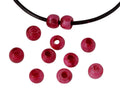 Round Resin 7x7x5mm. Marbled fuchsia. Inn.3mm aprox. Best Quality.