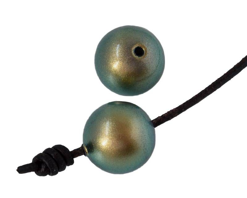 SWAROVSKI Pearl 5817. 10mm. Iridiscent Green. Inn.1.2mm
