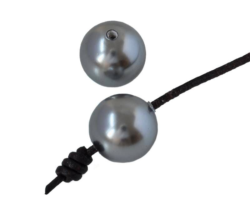 SWAROVSKI Pearl 5817. 10mm. Grey. Inn.1.2mm