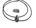 SWAROVSKI and zamak connector 22x12.5x11mm. Silver-Silver Night.Inn.3mm