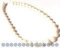 Coral. sponge, 8-16mm round. white. Sold per 16-inch strand.