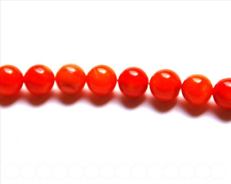 Coral BeadsNatural, Round-12mm. Sold per 16-inch strand.