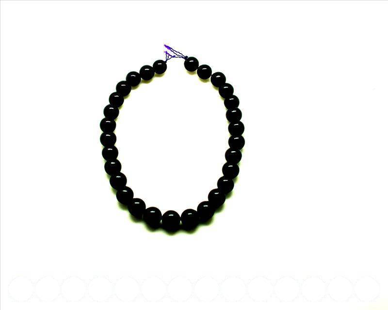 Amethyst . dyed. Round 13mm. 16-Inch Strand.