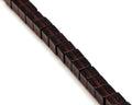 Glass. Cube. 8mm. Purple. 15-Inch Strand.