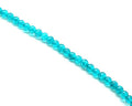 Crackle Glass. Round. 8mm. Sea green. 15-Inch Strand.