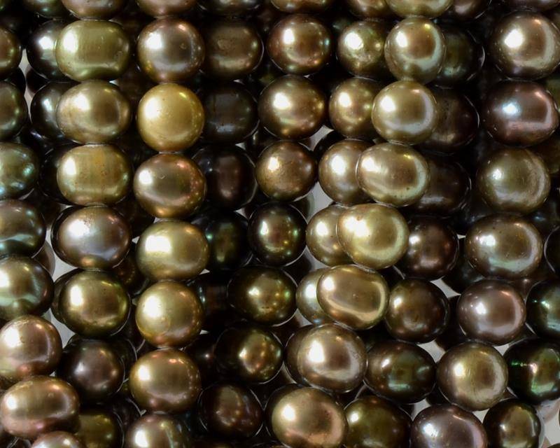 Cultured Freshwater. Potato. 7-8mm. 40cm strand