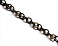 Chain. 7mm, ring. Antique gold.