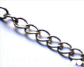 Aluminium chain. 14,3x11,3x1,8mm. matt silver.