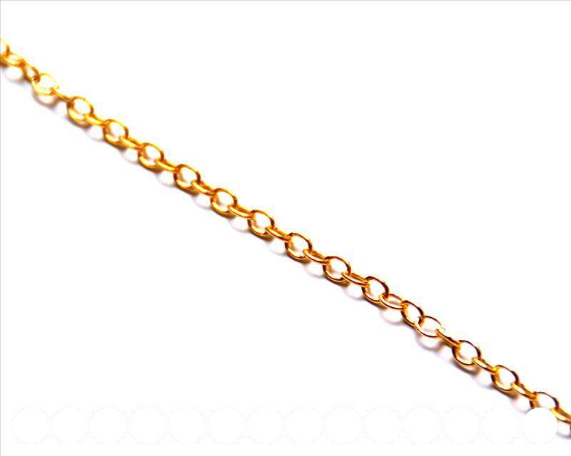 Chain. 4x5mm. Gold Color.