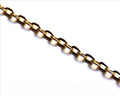 Aluminium chain. Gold 2. 8x5,2x1,4mm.