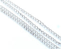 Chain. 4x2.2mm. Silver color.