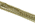 Chain. Ring. 4.5x3.8mm. Antique gold.