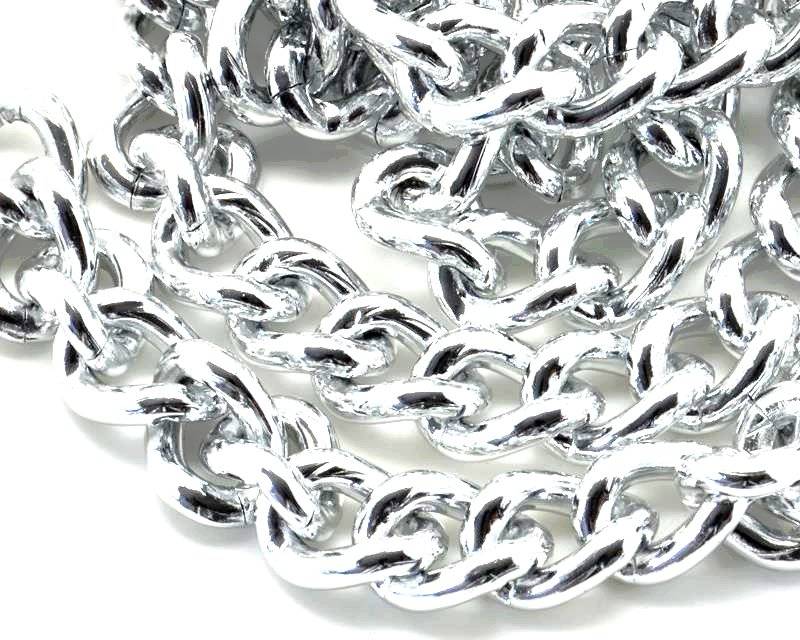Aluminium1. Ring. 19.5x14mm/4mm. Silver color.