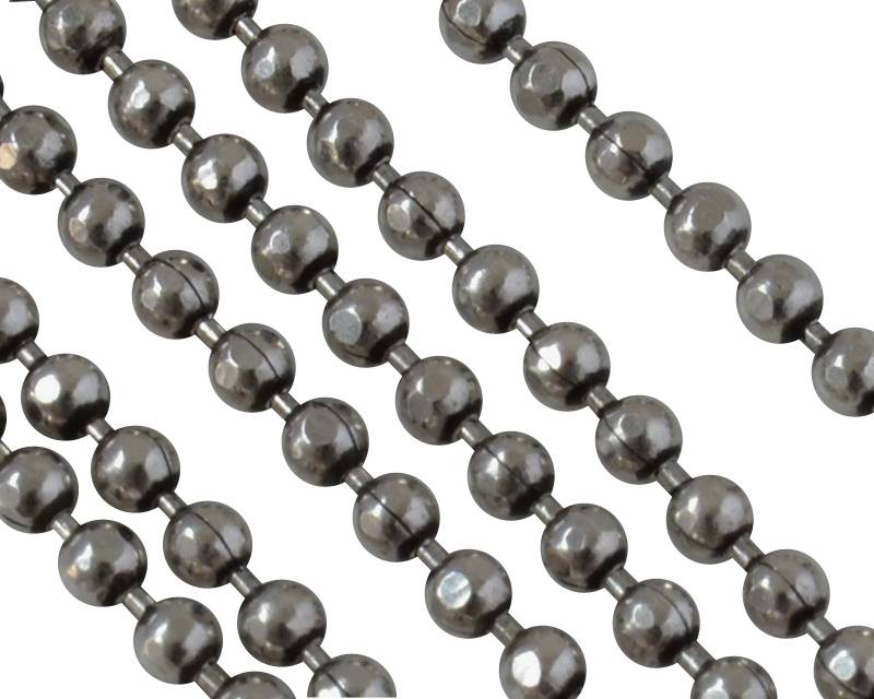 Brass chain with 1.5mm. Silver.