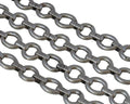 Brass Chain 7.2mm. Silver