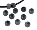 Round Resin 7x7x5mm. Opaque grey. Inn.3mm aprox. Best Quality.