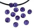 Round Resin 7x7x5mm. Marbled purple. Inn.3mm aprox. Best Quality.