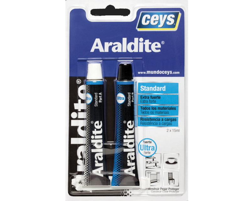 Araldite Standard Epoxy Extra Strong Adhesive Glue 15+15ml.