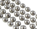 Ball Chain brass 4.5x4.5mm. Silver. Top Quality