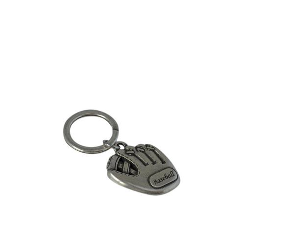 Baseball Key chain. Glove 38x32mm. Silver