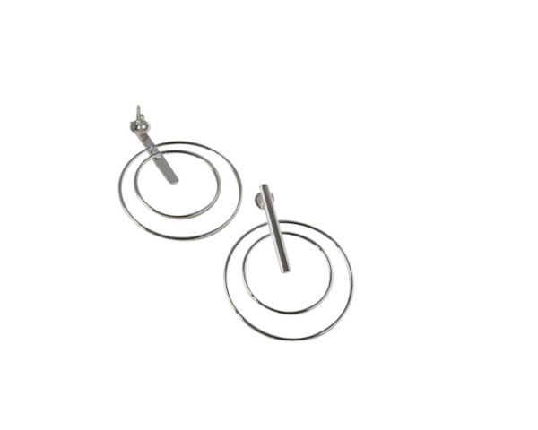 Earrings 26-37mm brass ring. Gold