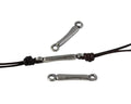 Stick connector 23x3mm. Zamak. Silver. Inn.1.8mm