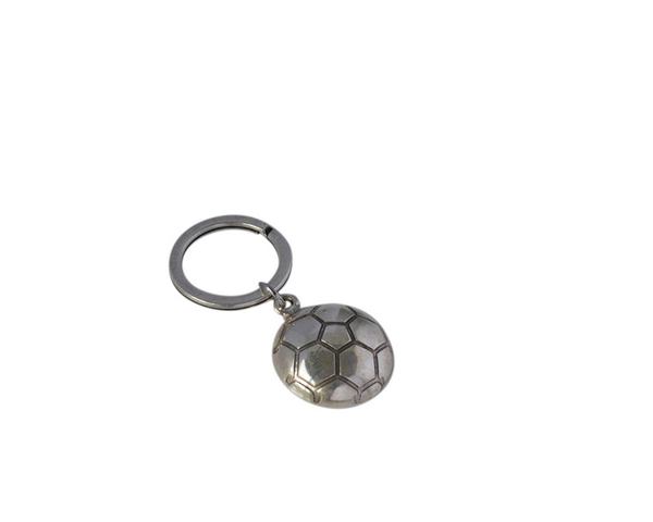 Football Key chain. Ball 26mm. Silver