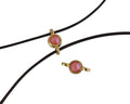 Swarovski and metal connector 10x5mm. Gold-Light Coral.Inn.2m