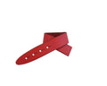 Leather cord strand for buckle clasp 230x20mm. Red-black edges. Best Quality
