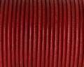 Round Leather cord 2.5mm. Red. Best Quality.