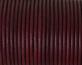Round Leather cord 2.5mm. Burdeous. Best Quality.