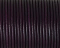 Round Leather cord 2.5mm. Plum. Best Quality.