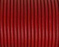Rounud Leather cord 3mm. Red. Best Quality